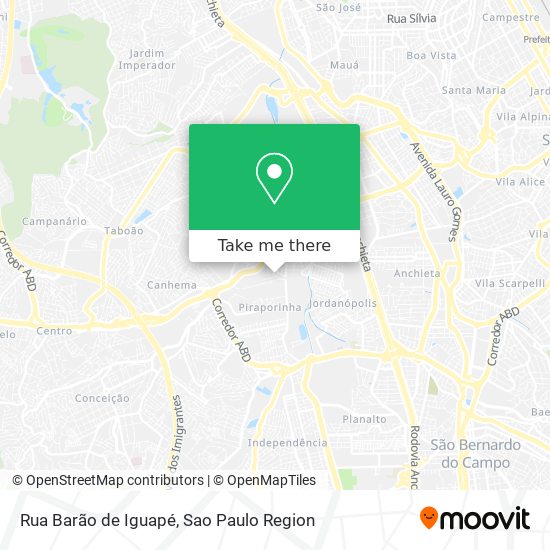 Rua Barão de Iguapé map