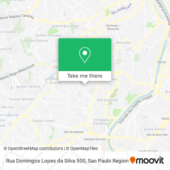 Rua Domingos Lopes da Silva 500 map
