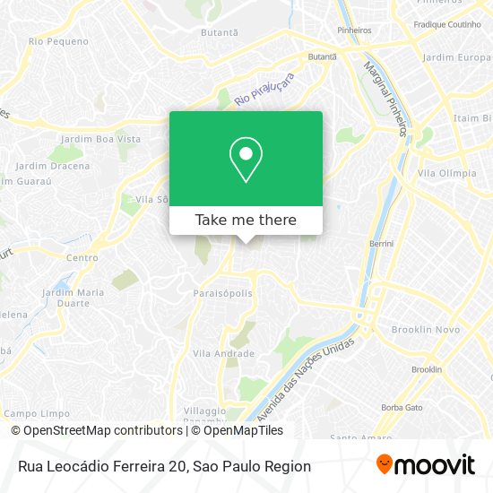Rua Leocádio Ferreira 20 map