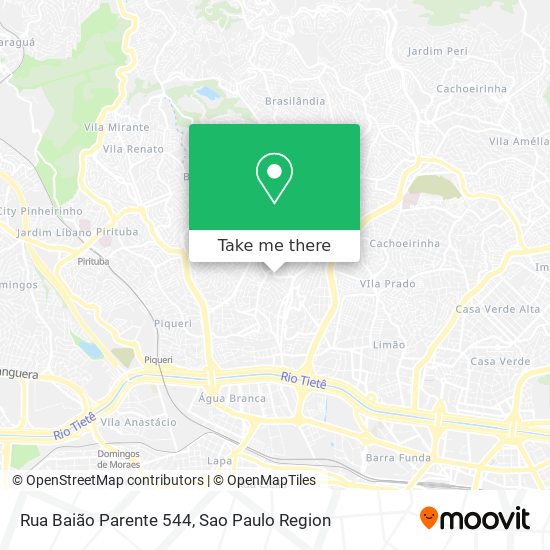 Mapa Rua Baião Parente 544