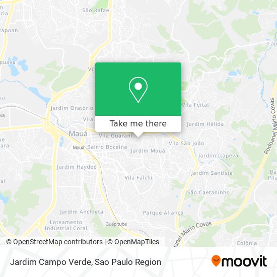 Mapa Jardim Campo Verde