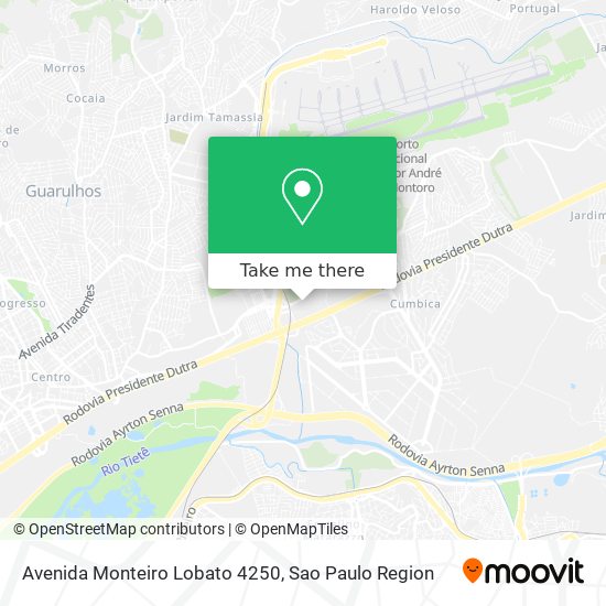 Avenida Monteiro Lobato 4250 map
