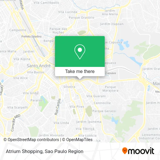Atrium Shopping map