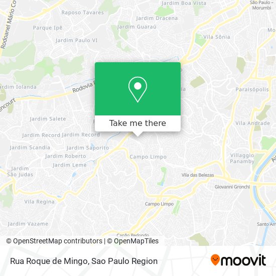 Rua Roque de Mingo map