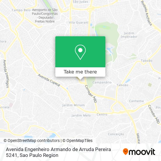 Avenida Engenheiro Armando de Arruda Pereira 5241 map