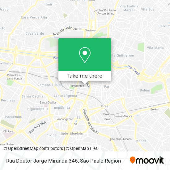 Mapa Rua Doutor Jorge Miranda 346