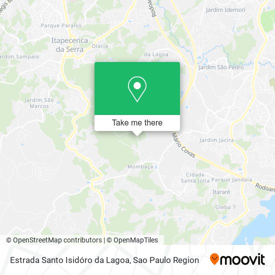 Estrada Santo Isidóro da Lagoa map