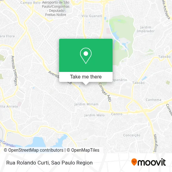 Rua Rolando Curti map