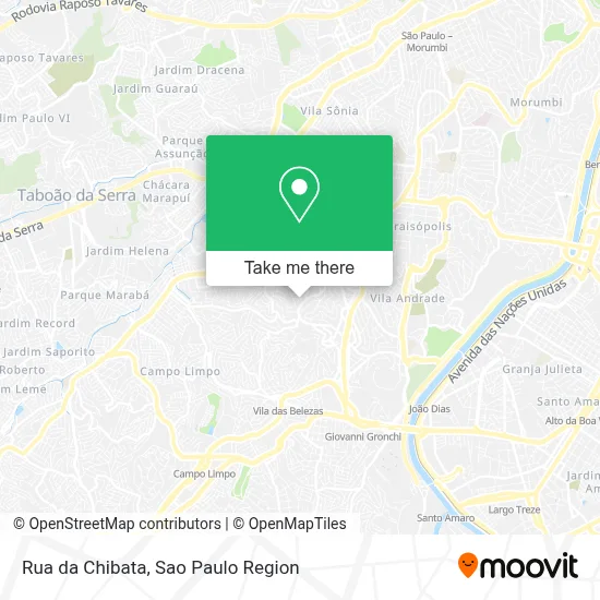 Rua da Chibata map