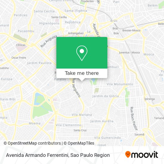 Mapa Avenida Armando Ferrentini
