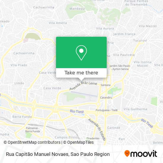 Rua Capitão Manuel Novaes map