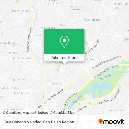 Rua Cônego Valadão map