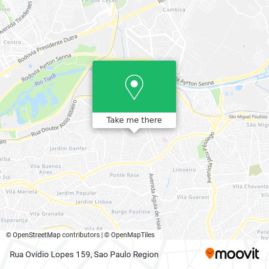 Rua Ovídio Lopes 159 map