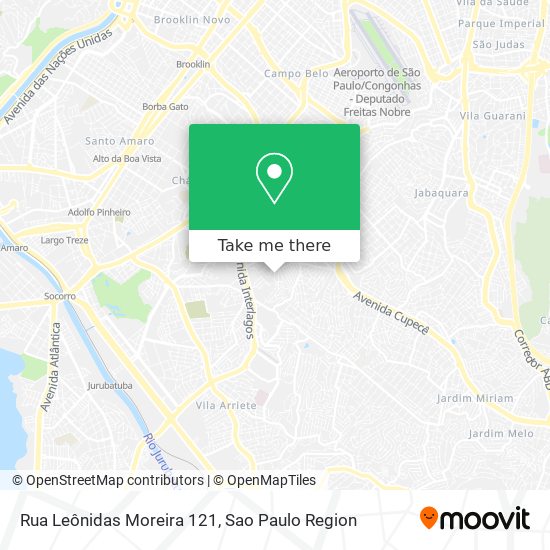 Rua Leônidas Moreira 121 map