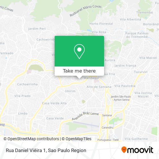 Rua Daniel Viêira 1 map