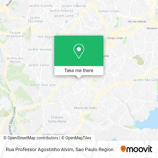 Rua Professor Agostinho Alvim map