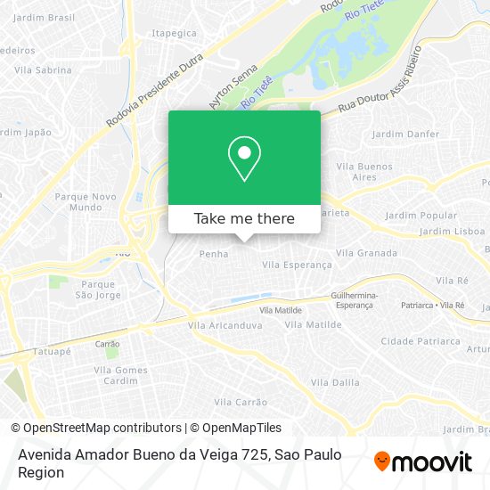 Avenida Amador Bueno da Veiga 725 map
