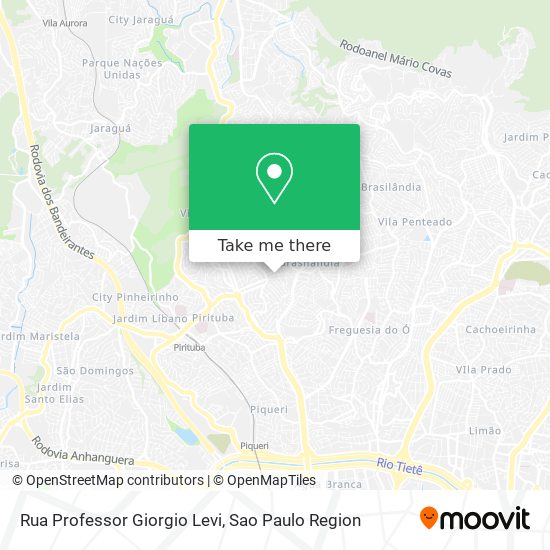 Rua Professor Giorgio Levi map