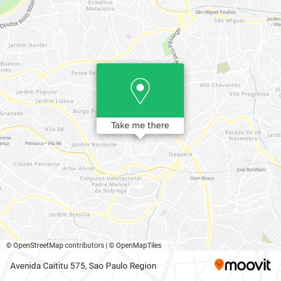 Avenida Caititu 575 map