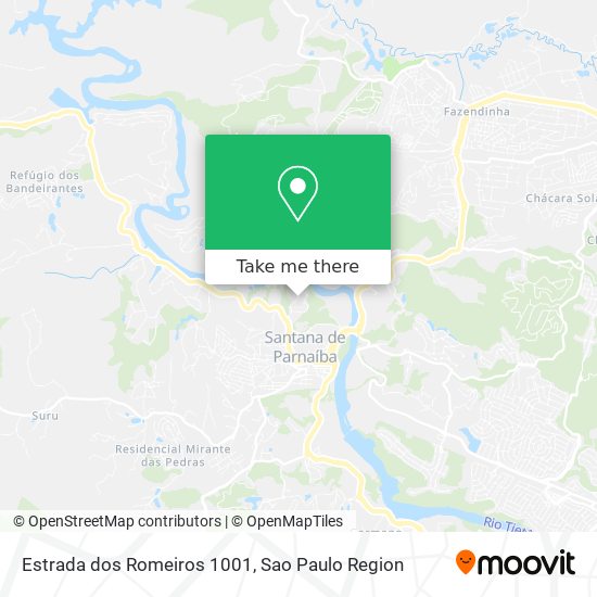 Estrada dos Romeiros 1001 map
