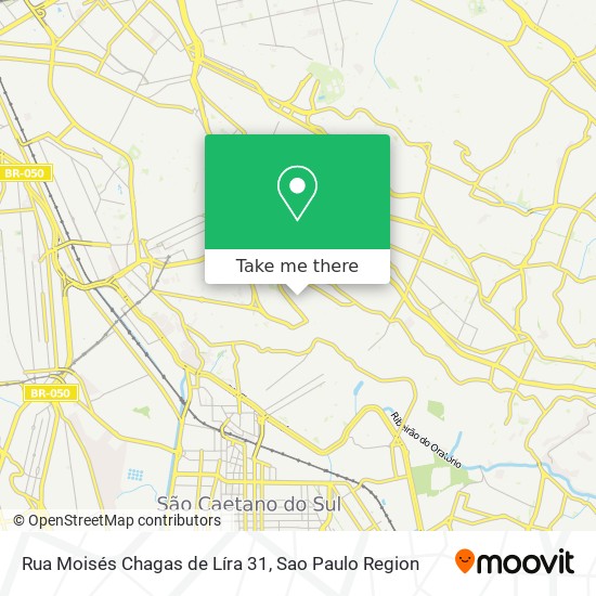 Mapa Rua Moisés Chagas de Líra 31
