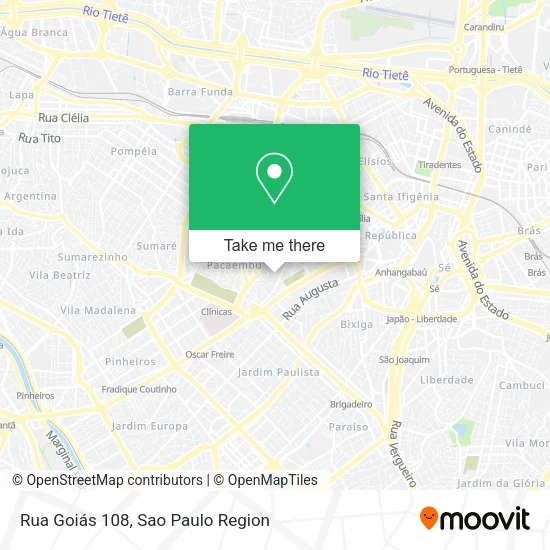 Rua Goiás 108 map