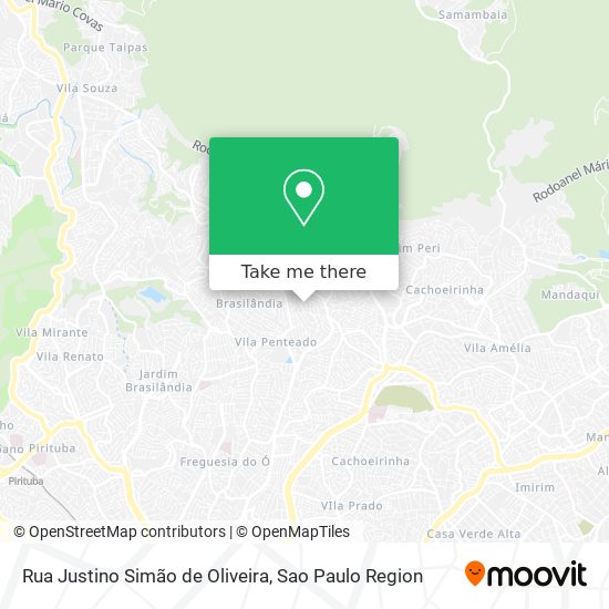 Rua Justino Simão de Oliveira map