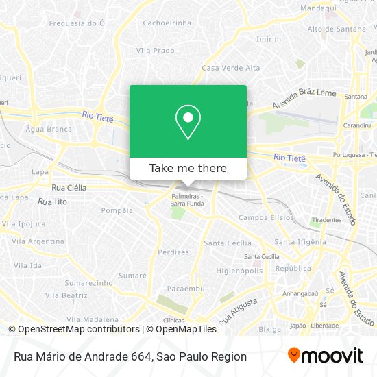 Rua Mário de Andrade 664 map