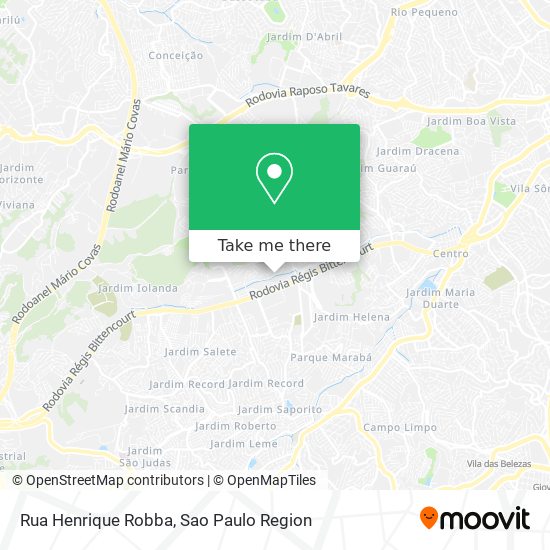 Mapa Rua Henrique Robba