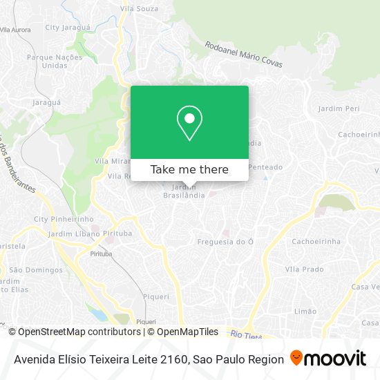 Mapa Avenida Elísio Teixeira Leite 2160