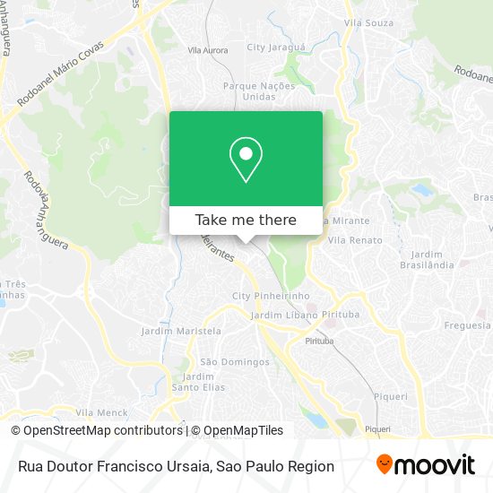 Rua Doutor Francisco Ursaia map