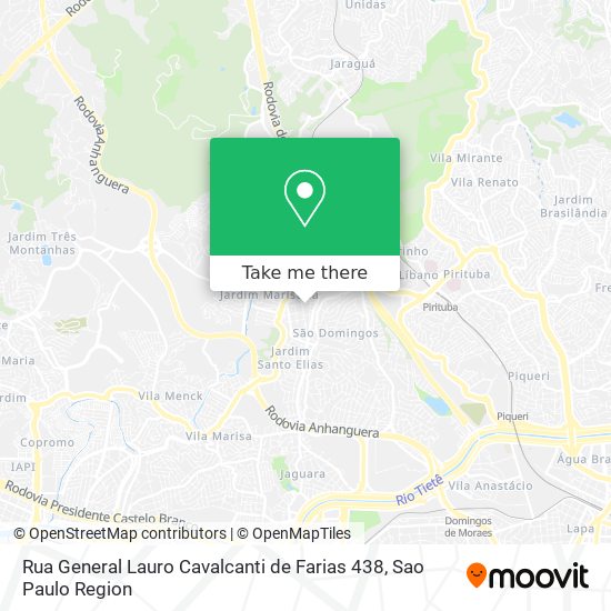 Mapa Rua General Lauro Cavalcanti de Farias 438