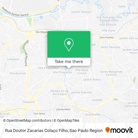 Rua Doutor Zacarias Colaço Filho map
