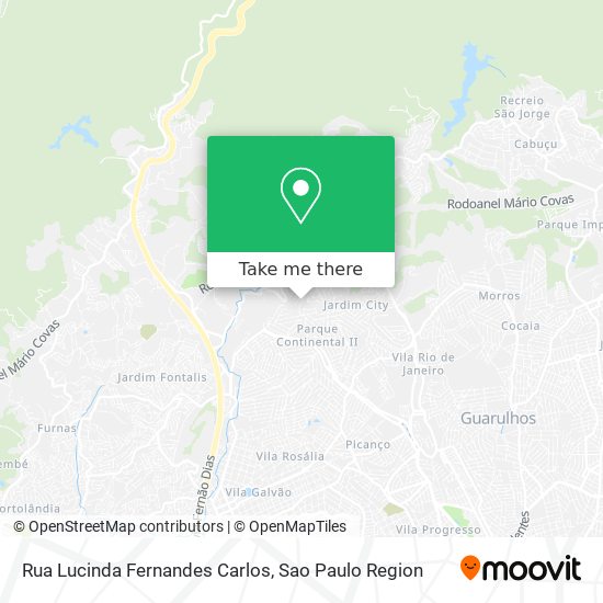 Rua Lucinda Fernandes Carlos map