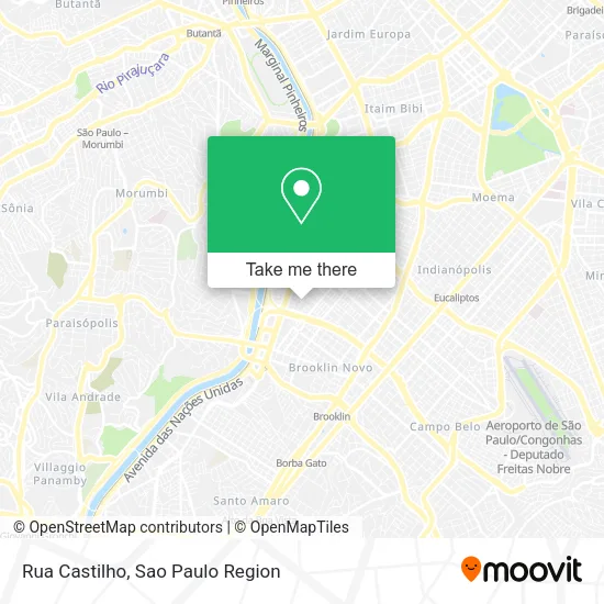 Rua Castilho map