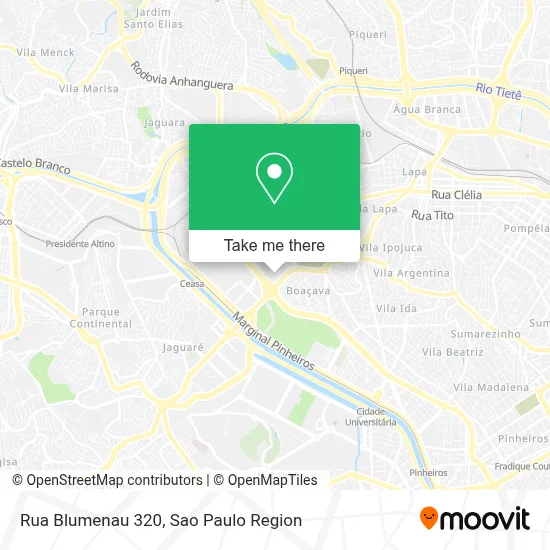 Rua Blumenau 320 map