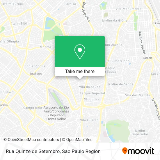 Rua Quinze de Setembro map