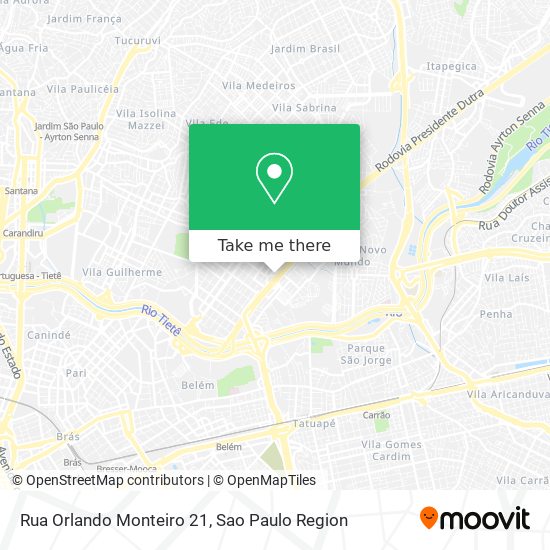 Rua Orlando Monteiro 21 map