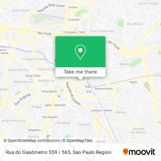 Mapa Rua do Gasômetro 559 / 565