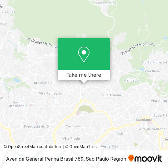 Avenida General Penha Brasil 769 map