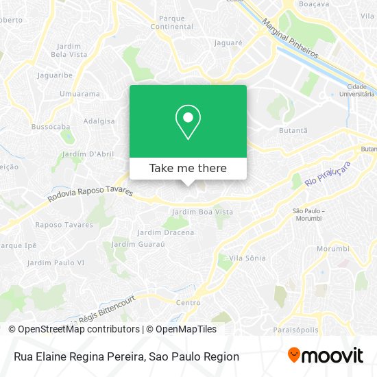 Rua Elaine Regina Pereira map