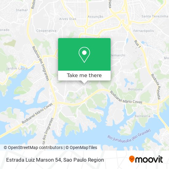 Estrada Luiz Marson 54 map