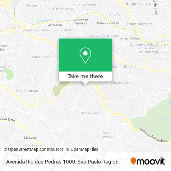 Avenida Rio das Pedras 1000 map