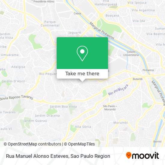 Rua Manuel Alonso Esteves map