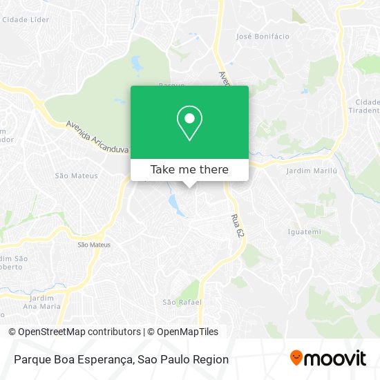 Mapa Parque Boa Esperança