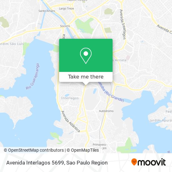 Mapa Avenida Interlagos 5699