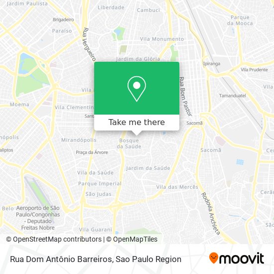 Rua Dom Antônio Barreiros map