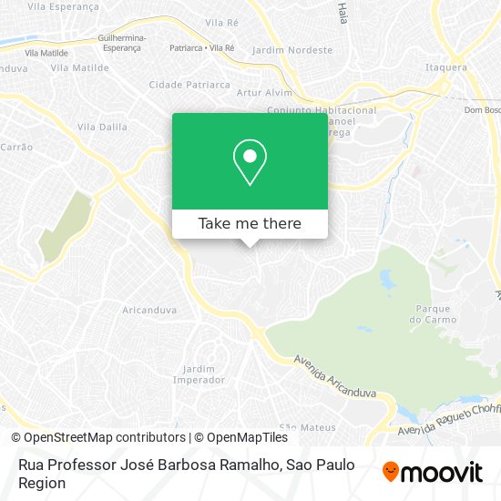 Rua Professor José Barbosa Ramalho map