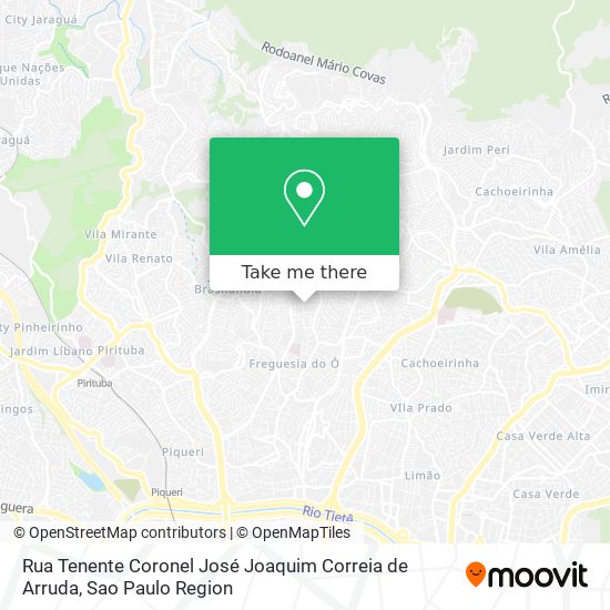 Rua Tenente Coronel José Joaquim Correia de Arruda map