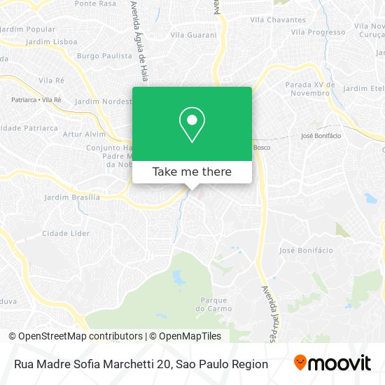 Rua Madre Sofia Marchetti 20 map